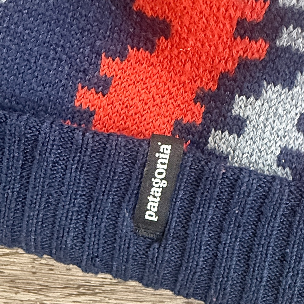 Patagonia Multicolor Knit Pom-Pom Hat - Picture 3 of 4